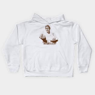 anthony bourdain vintage retro Kids Hoodie